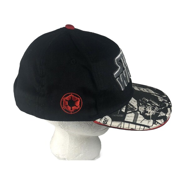 Star Wars Lucasfilms Comic strip bill ,B&W Snap Back Hat Cap One Size Fits Most - Picture 2 of 6
